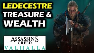 Ledecestre All Treasure Chests amp Wealth Locations  Ledecestrescire Assassins Creed Valhalla [upl. by Brice]