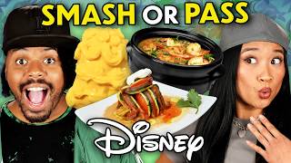 Smash or Pass Disney Foods Ratatouille Princess amp The Frog Beauty amp The Beast [upl. by Berner]