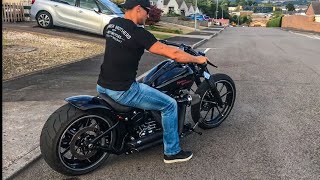 HarleyDavidson FXSB Breakout Sound Barry from UK [upl. by Karas199]