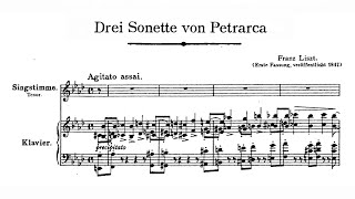 Franz Liszt  Tre Sonetti di Petrarca S270a [upl. by Atekin204]