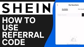 How To Use Referral Code On Shein  EASY Tutorial [upl. by Inej208]