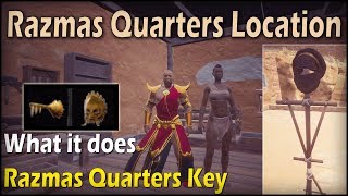 Where Are Razmas Quarters  What it does quotRazmas Quarters Keyquot  Conan Exiles [upl. by Gregson677]