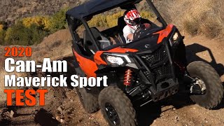 2020 Can Am Maverick Sport DPS 1000R Test Review [upl. by Svoboda914]