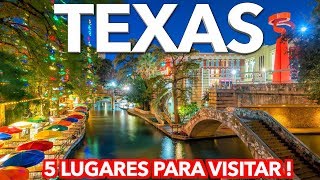 Los 5 Lugares Más Visitados de TEXAS [upl. by Airbma]