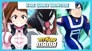 All Rare Quirks Showcase My Hero Mania [upl. by Ginevra264]