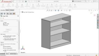 Assembly Design Tables in SOLIDWORKS 2016 [upl. by Magen]