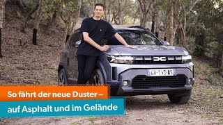 Testfahrt im Dacia Duster 2024 auf der Straße und im Gelände  Mit Peter R Fischer  mobilede [upl. by Llireva]