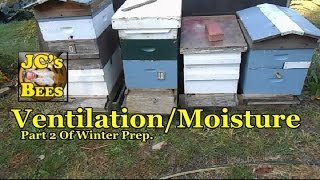 Preparing Honeybees For Winter Ventilation Part 2 of 6 [upl. by Edeline]