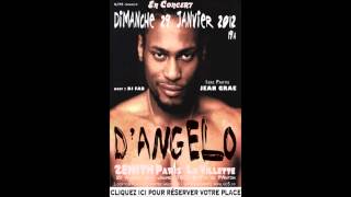 DANGELO  One Mo Gin  LIVE [upl. by Fanni781]