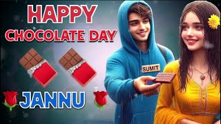 Chocolate day 🍫🌹shayari  9 February chocolate day status  Happy chocolate day shayari [upl. by Raine]