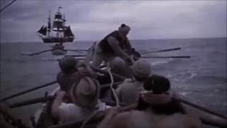 The longboats of the whaling ship Pequod give chase to quarry [upl. by Emera842]