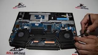 How to Disassemble HP Pavilion Gaming 15 dk0055nr Laptop [upl. by Brent]