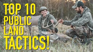 Our TOP 10 PUBLIC LAND Tactics for Whitetails [upl. by Annodal]