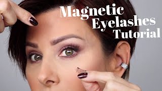 My BEST Tips to Apply MAGNETIC LASHES  The Easiest Tutorial  Dominique Sachse [upl. by Einahpehs568]