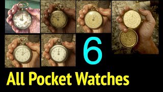 Red Dead Redemption 2 All Pocket Watches RDR2 [upl. by Ayekan687]