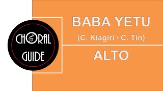 Baba Yetu  ALTO [upl. by Noach187]