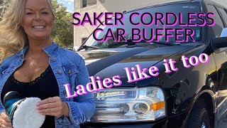 Saker Cordless Car Buffer amp Polisher Review [upl. by Schuyler]