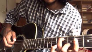 Artcell  Oniket Prantor Guitar Tutorial  Bangla [upl. by Naarah855]