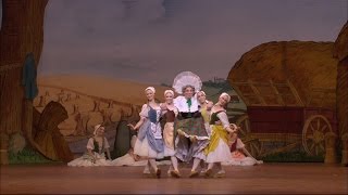 La fille mal gardée  The Clog Dance from Act I The Royal Ballet [upl. by Eerazed632]