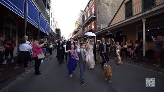 New Orleans Second Line  New Orleans Wedding [upl. by Obau]