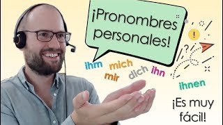 Pronombres En Alemán  Los Pronombres Personales En Nominativo Dativo Y Acusativo  12 💡 [upl. by Faden644]