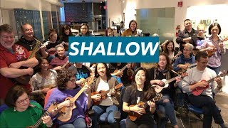 Shallow  Lady Gaga  Ukulele Class PlayAlong Chords amp Lyrics [upl. by Lemuela888]