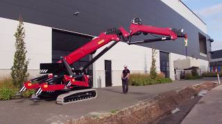 Hoeflon C30e Full Electric Mini Crane  Spider Crane [upl. by Simmons]