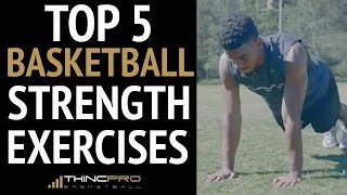 How To Top 5 Explosive Basketball Strength Exercises For Basketball Players At Home [upl. by Vernice]