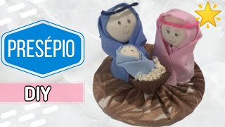 🎀 APRENDA A FAZER PRESÉPIO DE NATAL COM MATERIAL RECICLADO [upl. by Allimak444]