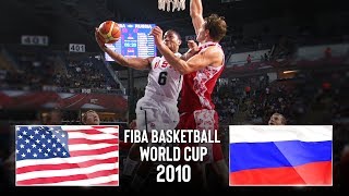 USA 🇺🇸 vs Russia 🇷🇺  Classic Full Game  FIBA Basketball World Cup 2010 [upl. by Amleht445]