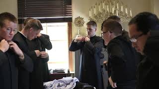 Cassock Ceremony 2020  St Thomas Aquinas Seminary Virginia [upl. by Nerty]