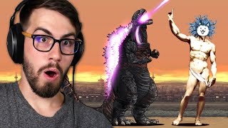 Defeating GODZILLA in Battle Cats [upl. by Osrit]