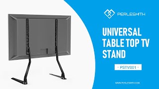 PSTVS01 Universal Table Top TV Stand for 37quot  70quot TVs  PERLESMITH [upl. by Thebault]