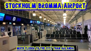 Stockholm Bromma Airport  Sweden Much Closer To The City Than Arlanda [upl. by Dekeles]