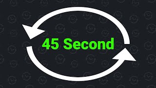 45 Second Interval Timer [upl. by Hoo]