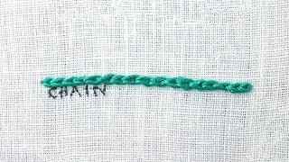 How to do a Chain Stitch [upl. by Bel778]