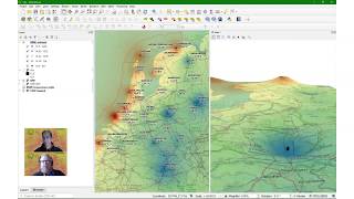 Spatial interpolation in QGIS [upl. by Berri294]