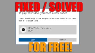 HOW TO Play HEVC H265 Videos On A Windows 10 PC for Free [upl. by Tye575]