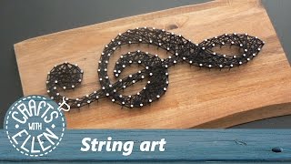 How to make string art  Tutorial [upl. by Winterbottom]