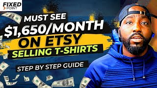 How to Create and Sell Print on Demand tshirts on Etsy Step by step to selling Shirts on Etsy 2021 [upl. by Gayla]