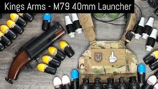 Kings Arms  M79 Airsoft Grenade Launcher [upl. by Nur]