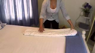 How To Fold a Fitted Sheet Like a Pro [upl. by Mic146]