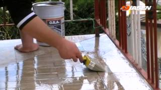 ORA Antirain by Diasen  Transparent waterproofing for tiled surfaces [upl. by Ikoek188]