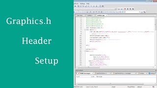 Graphicsh Header File Setup for C and C CODEBLOCKS WINDOWS [upl. by Rowan765]