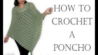 How to Crochet Poncho [upl. by Ycam701]