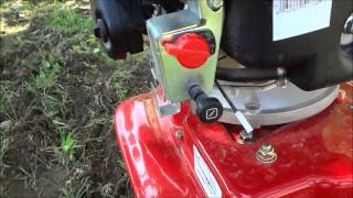 How To Start A TroyBilt Tiller [upl. by Nylorac]