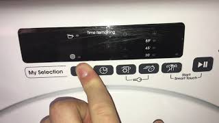 Candy smart touch tumble dryer service mode [upl. by Arva]