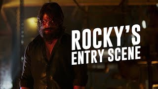 Rockys Entry Scene  KGF  Yash  Prashanth Neel [upl. by Apollo298]