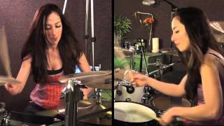 RED HOT CHILI PEPPERS  AROUND THE WORLD  DRUM COVER BY MEYTAL COHEN [upl. by Ahsiret276]