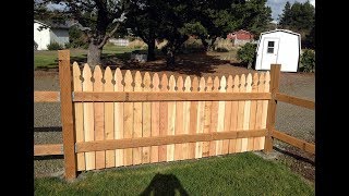 Wood Fence amp Gate Designs Ideas for Front Yards and Backyards [upl. by Jaynes]